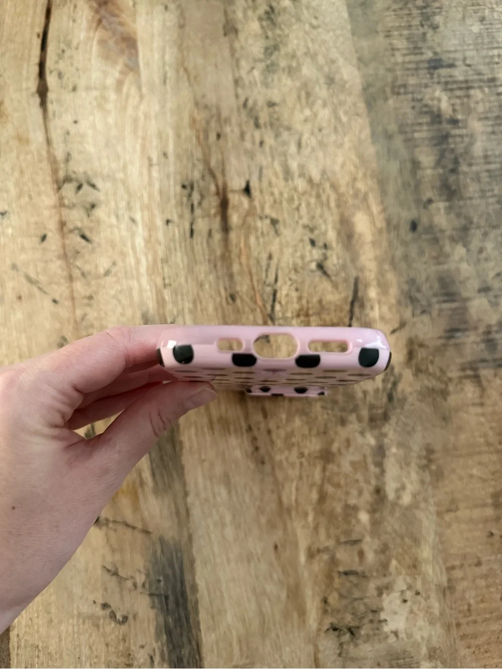 Velvet Caviar Princess Pink Polka Dot Case